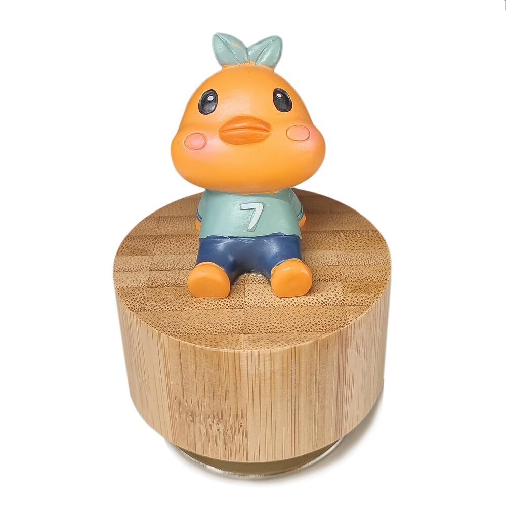 1154 Mini Wooden Animal Rotary Music Box with Cute Chick Ornament Tune: You
